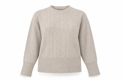 Womens UK Size M Marks and Spencer Beige Pullover Jumper
