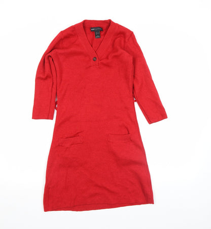 Womens UK Size S Mango Jumper Dress