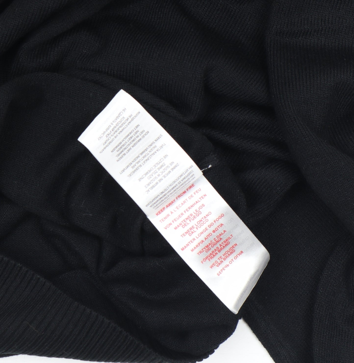Womens UK Size M Soulstar Black Pullover Jumper