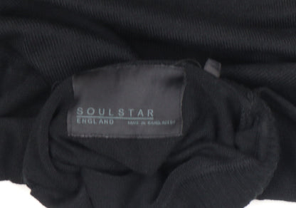 Womens UK Size M Soulstar Black Pullover Jumper