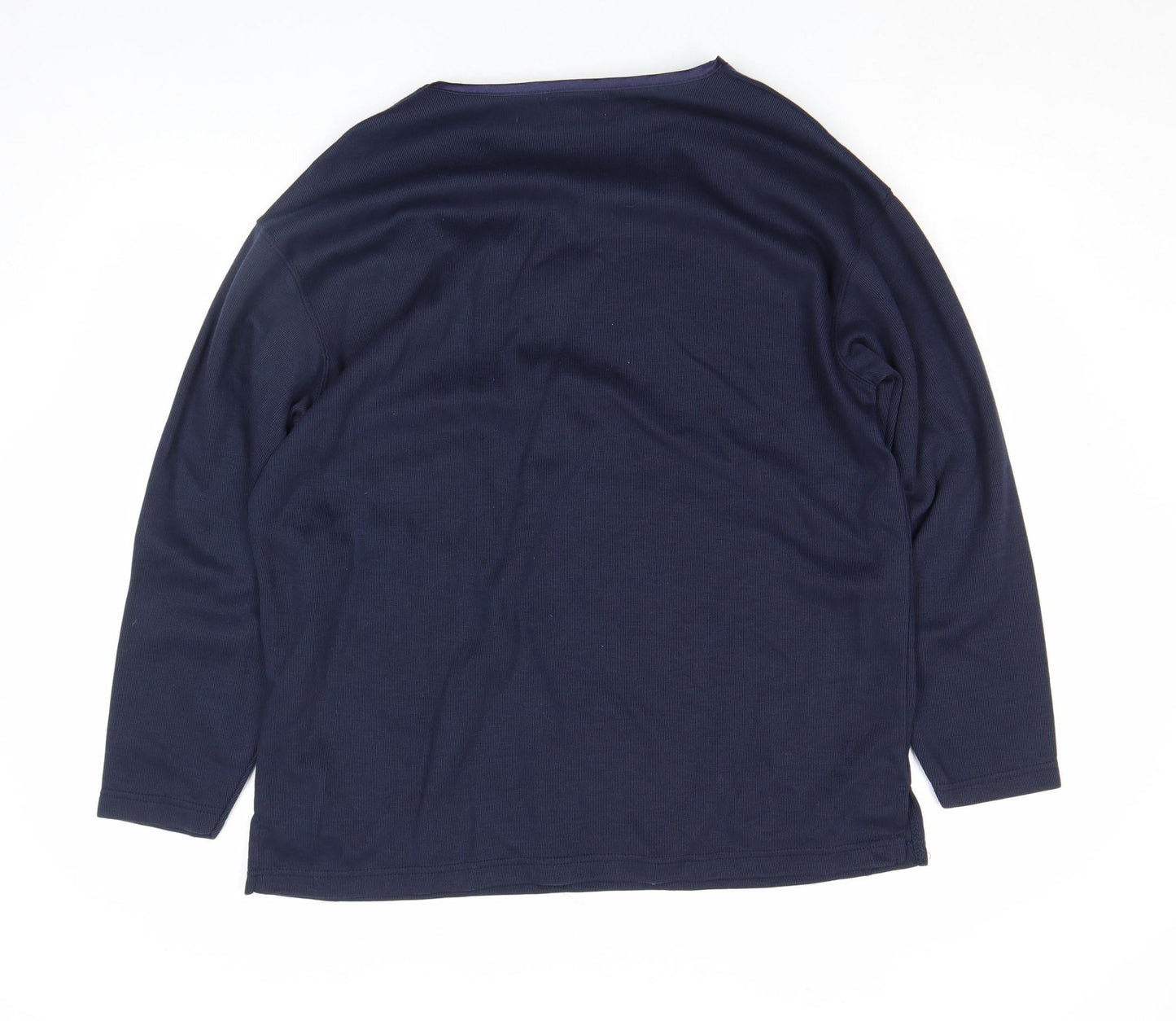 Womens UK Size M Globerange Collection Blue Basic T-Shirt
