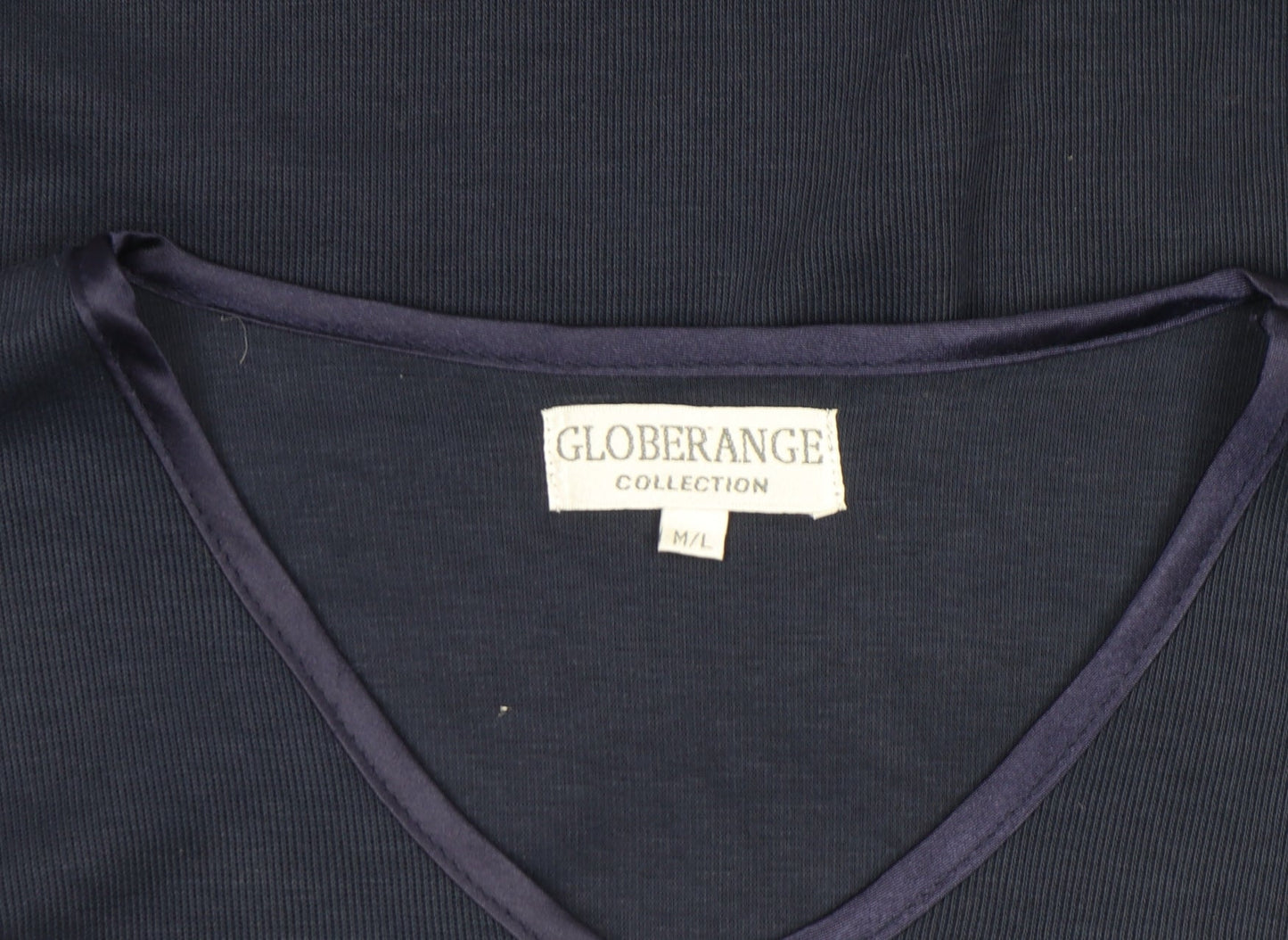 Womens UK Size M Globerange Collection Blue Basic T-Shirt