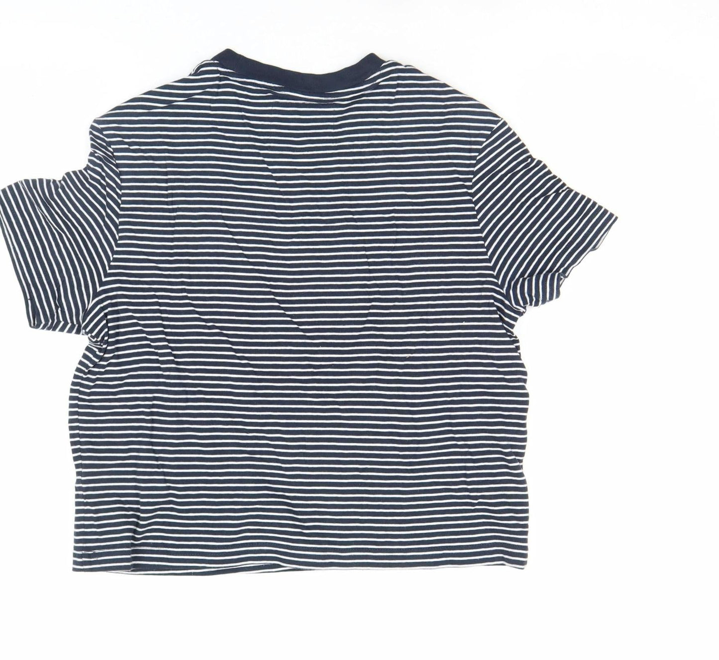 Womens UK Size 6 Jack Wills Blue Cropped T-Shirt