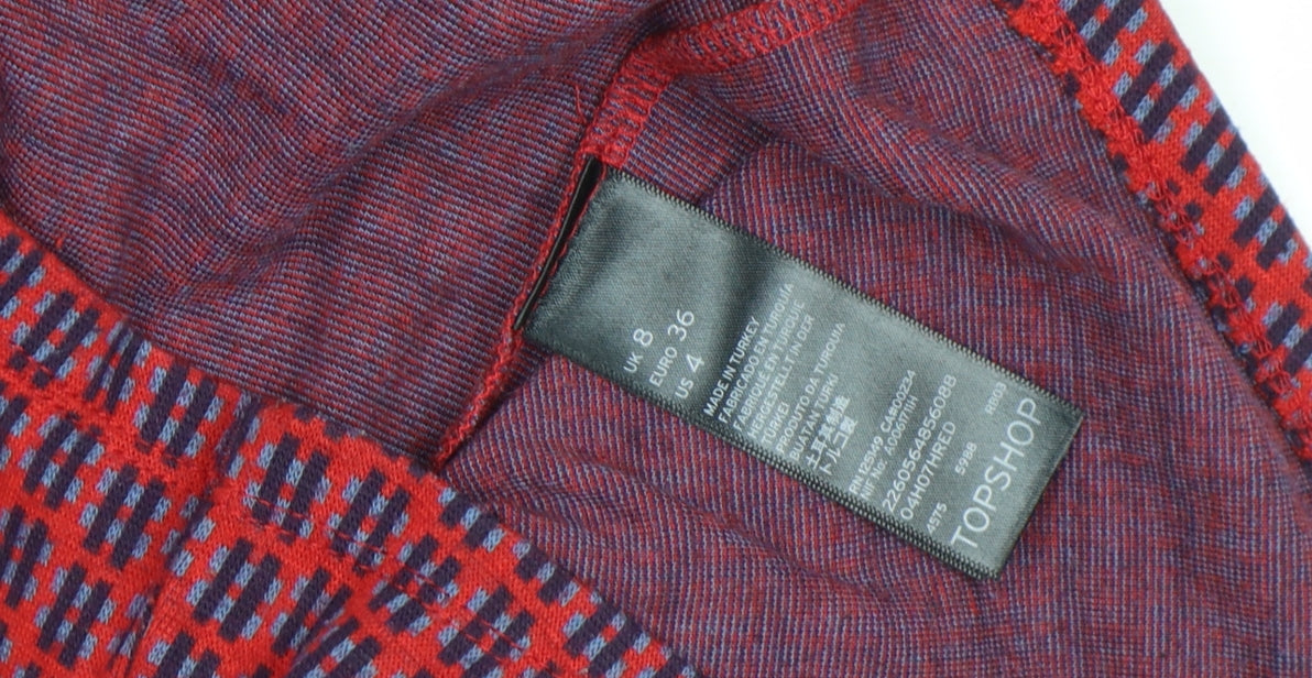 Womens UK Size 8 Topshop Shift Dress