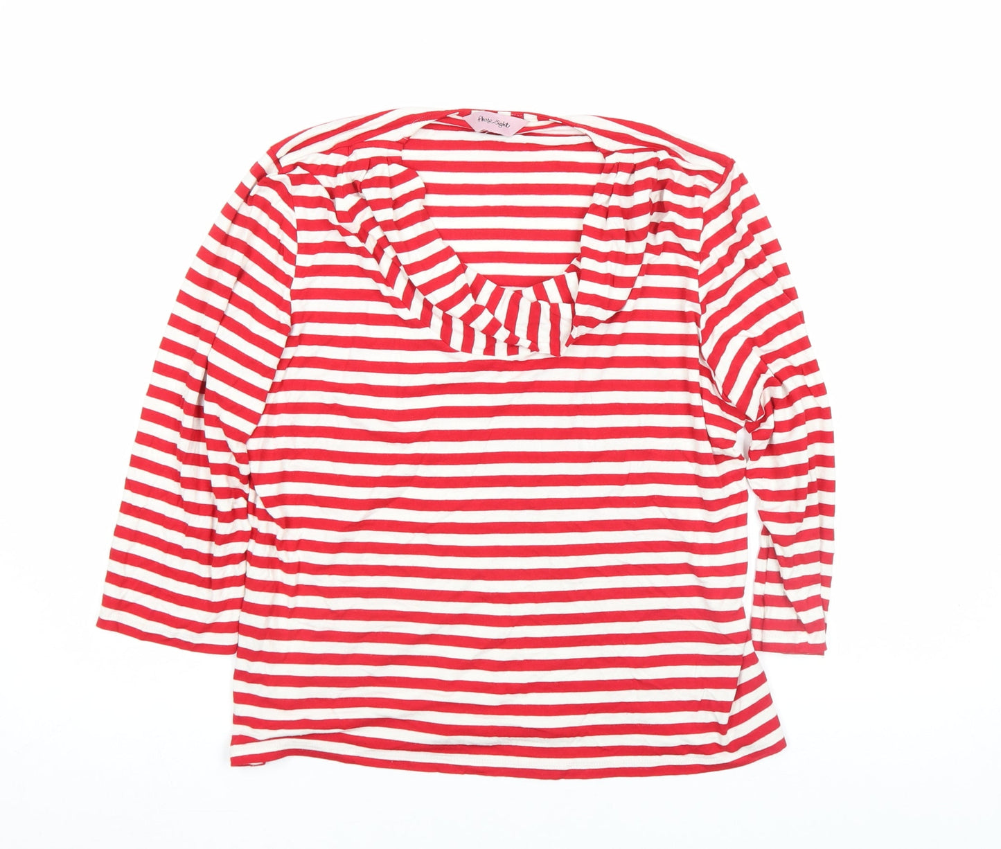 Womens UK Size 18 Phase Eight Red Basic T-Shirt