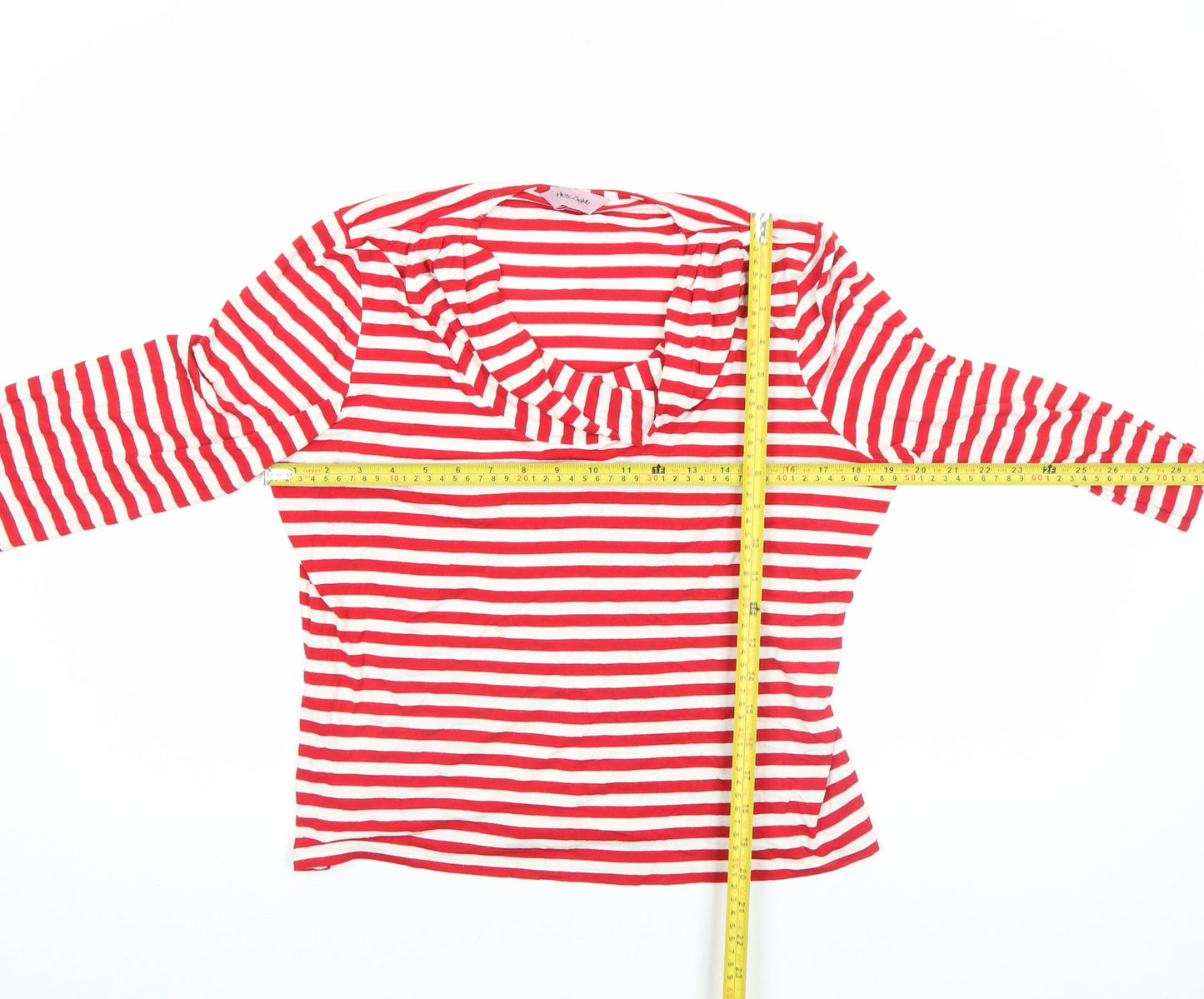 Womens UK Size 18 Phase Eight Red Basic T-Shirt