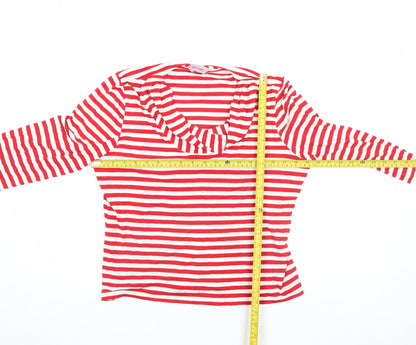 Womens UK Size 18 Phase Eight Red Basic T-Shirt
