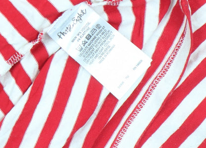Womens UK Size 18 Phase Eight Red Basic T-Shirt