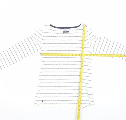Womens UK Size 8 Joules White Basic T-Shirt