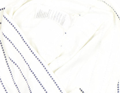 Womens UK Size 8 Joules White Basic T-Shirt