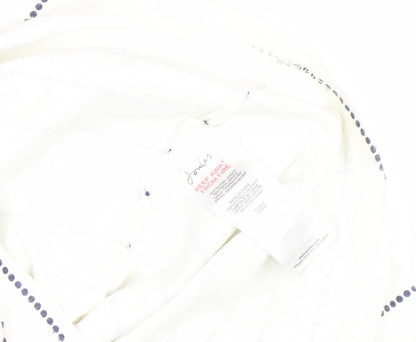 Womens UK Size 8 Joules White Basic T-Shirt