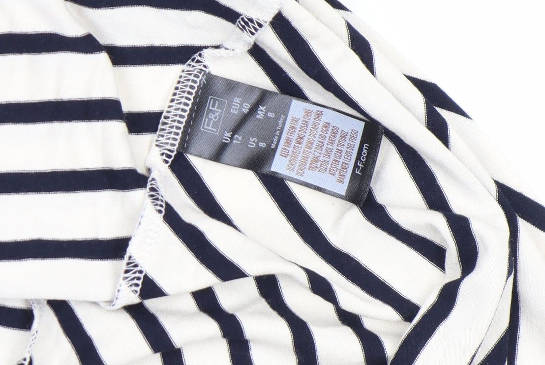 Womens UK Size 12 F&F A-Line Dress