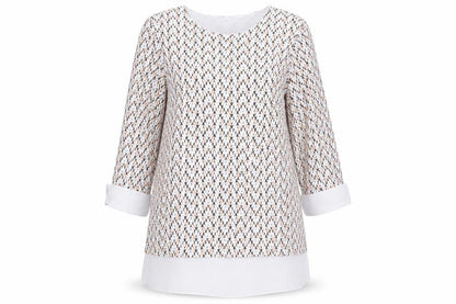 Womens UK Size 12 Wallis Multicoloured Tunic Blouse