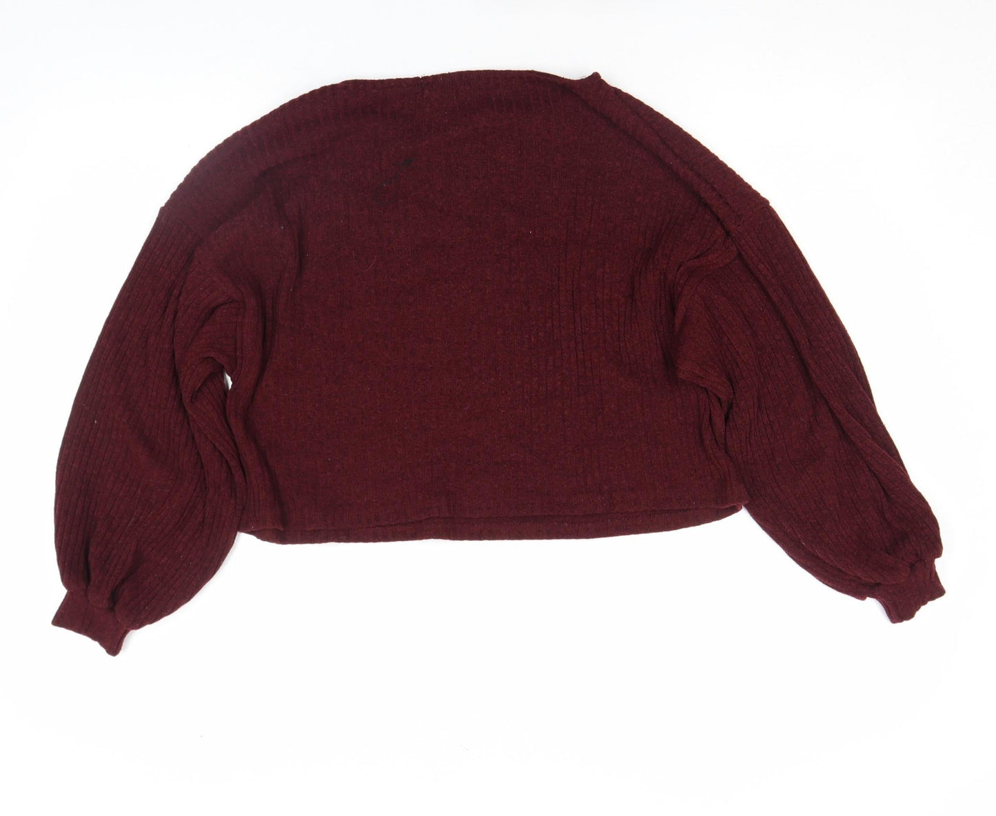 Womens UK Size M FOREVER 21 Red Pullover Jumper