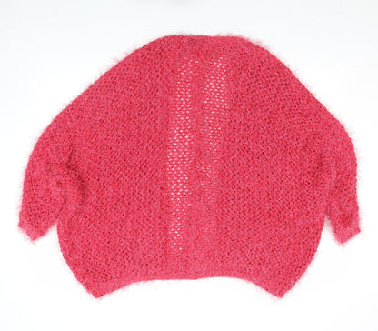 Womens UK Size 6 River Island Pink Cardigan Jumper