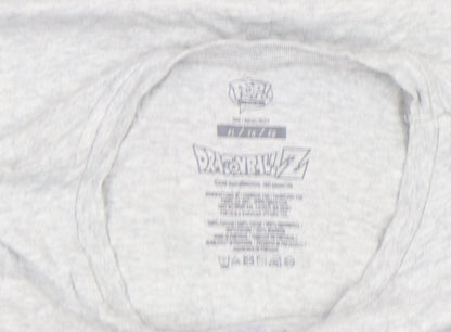 Mens UK Size XL Dragon Ball Z Grey  T-Shirt