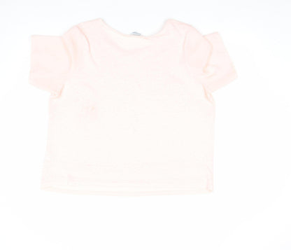 Womens UK Size 16 Marks and Spencer Pink Basic T-Shirt