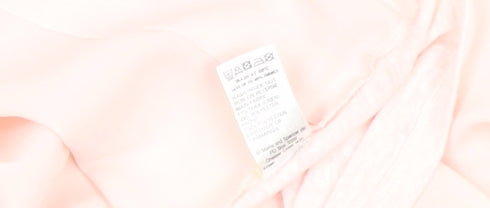 Womens UK Size 16 Marks and Spencer Pink Basic T-Shirt