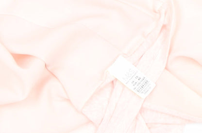 Womens UK Size 16 Marks and Spencer Pink Basic T-Shirt