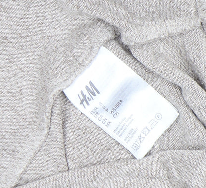 Womens UK Size S H&M Beige Basic T-Shirt