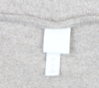 Womens UK Size S H&M Beige Basic T-Shirt