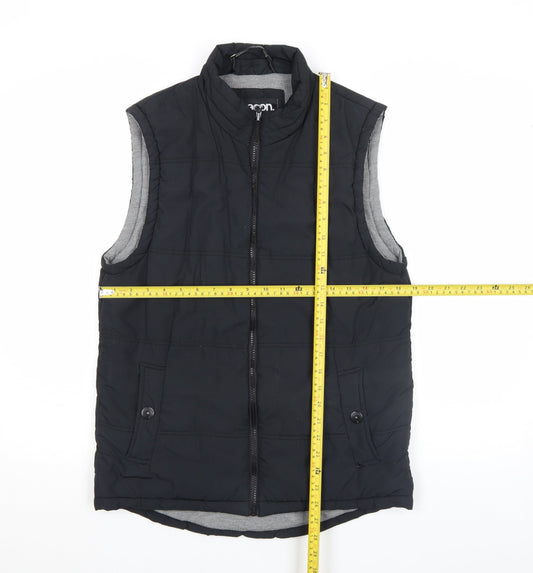 Mens UK Size S Deacon Black Bodywarmer