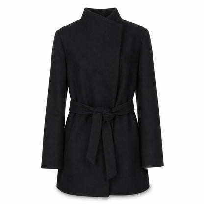 Womens UK Size S French Connection Black Overcoat