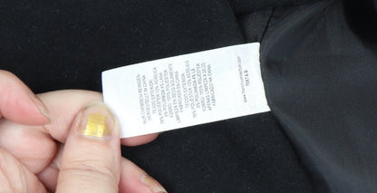 Womens UK Size S French Connection Black Overcoat