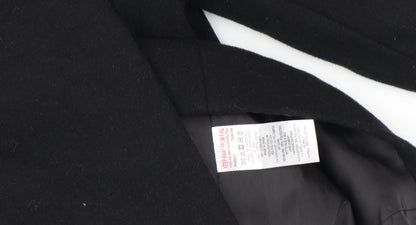 Womens UK Size S French Connection Black Overcoat