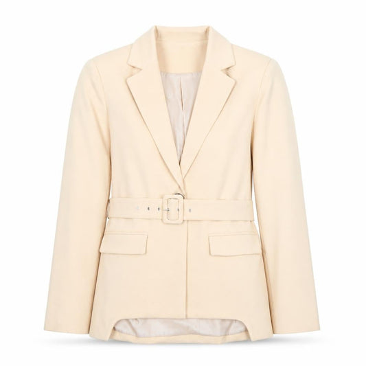 Womens UK Size 14 In the Style Beige Basic Jacket