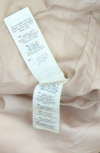 Womens UK Size 10 New Look Beige Overcoat
