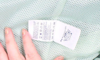 Womens UK Size M Lands' End Green Rain Coat