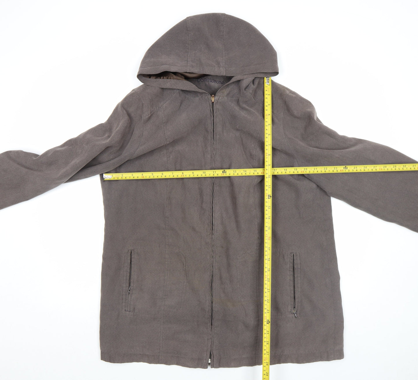 Womens UK Size M Bonmarché Brown Basic Jacket