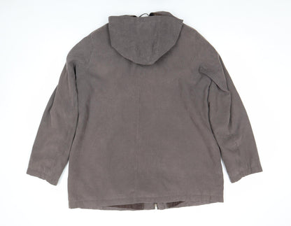 Womens UK Size M Bonmarché Brown Basic Jacket