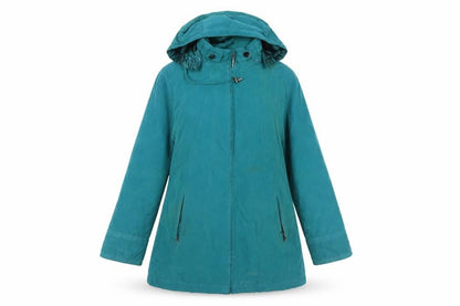 Womens UK Size S BM Green Parka Coat