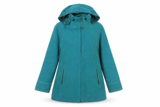 Womens UK Size S BM Green Parka Coat