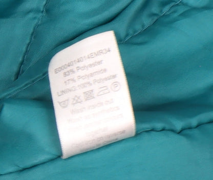 Womens UK Size S BM Green Parka Coat