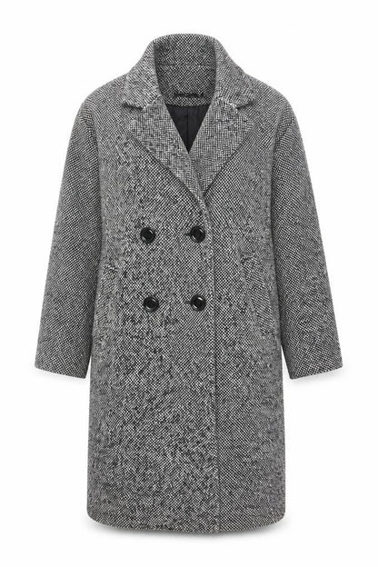 Womens UK Size 10 New Look Black Pea Coat
