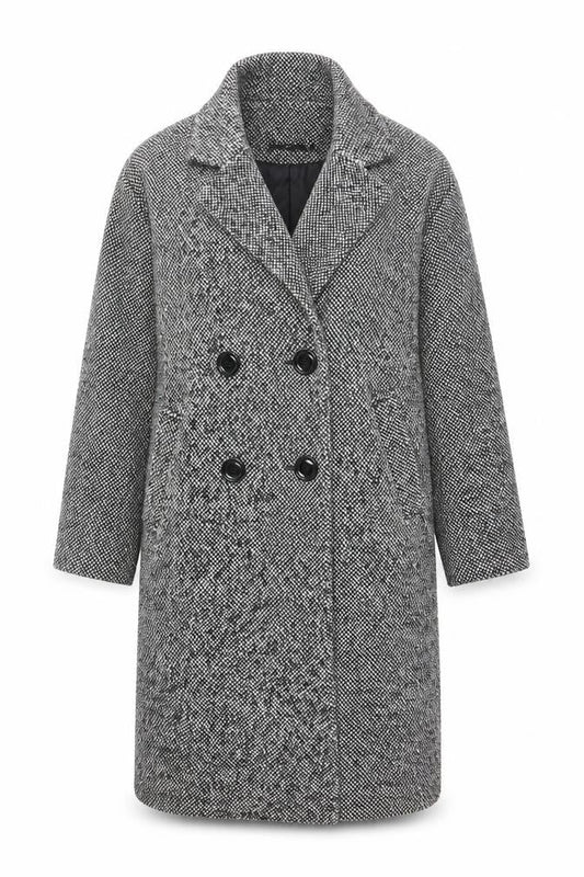 Womens UK Size 10 New Look Black Pea Coat