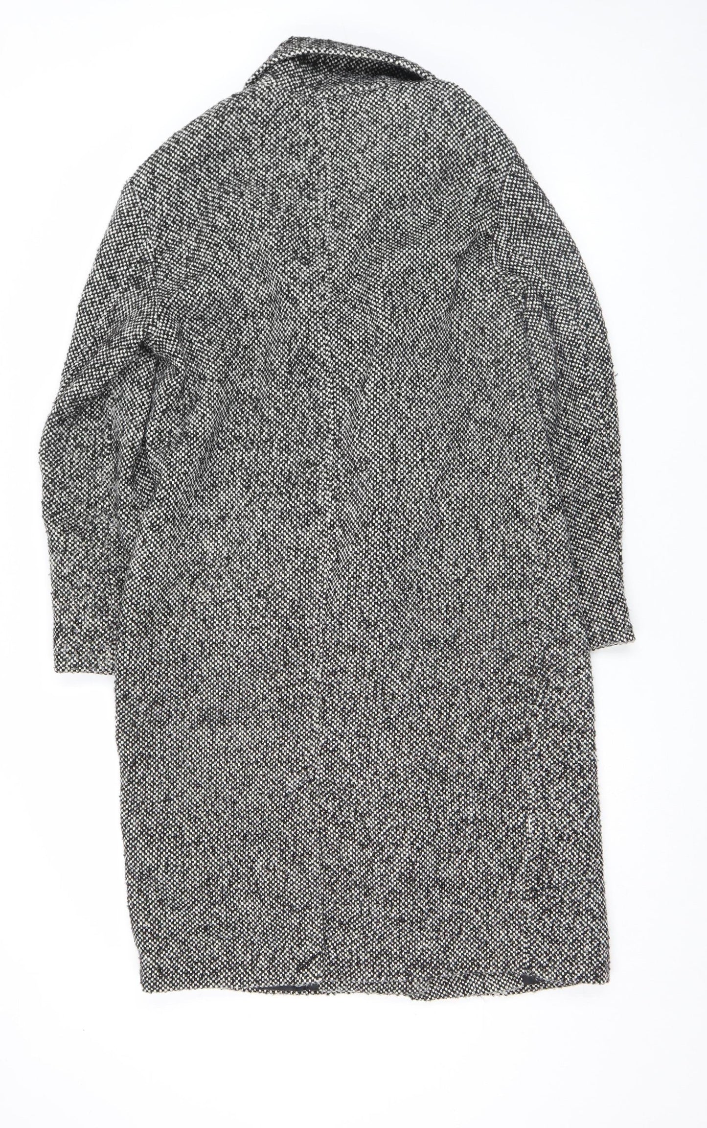Womens UK Size 10 New Look Black Pea Coat