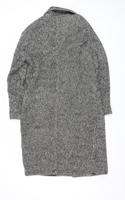Womens UK Size 10 New Look Black Pea Coat