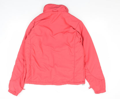 Womens UK Size M Trespass Pink Puffer Jacket