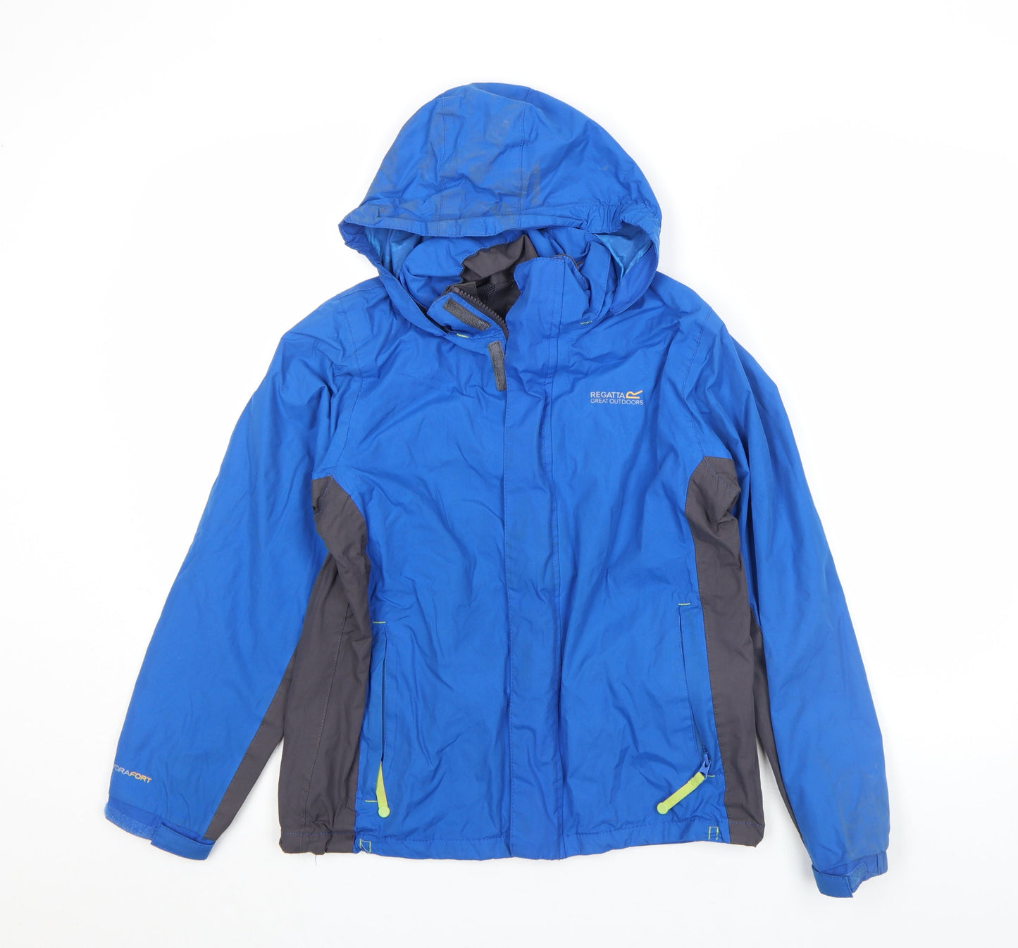Boys UK Size 11-12 Years Regatta Great Outdoors Blue Rain Coat