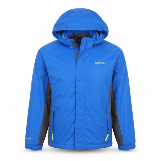 Boys UK Size 11-12 Years Regatta Great Outdoors Blue Rain Coat