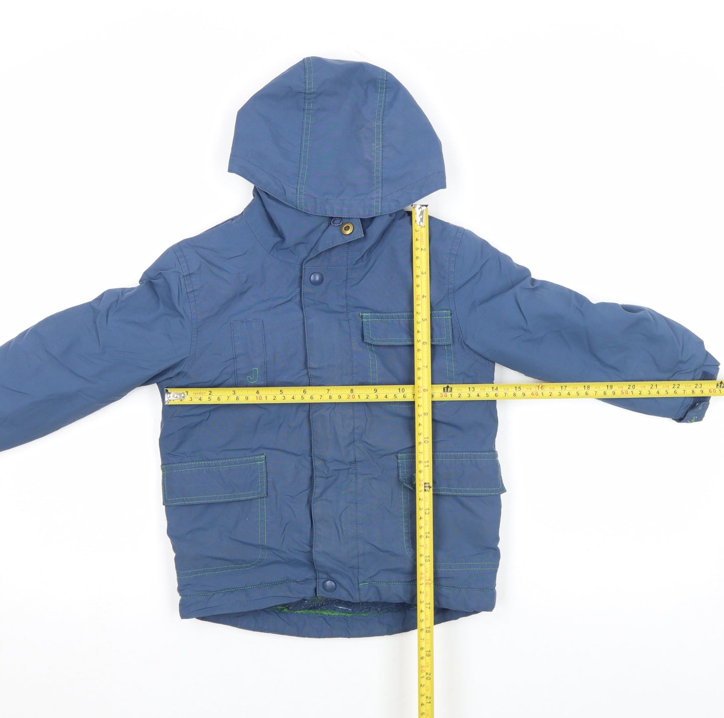 Boys UK Size 3 Years Joules Blue Parka Coat
