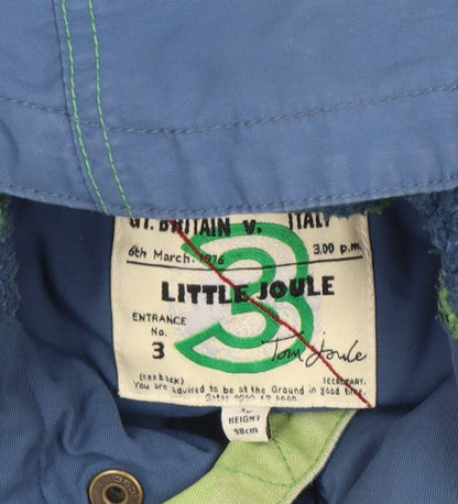 Boys UK Size 3 Years Joules Blue Parka Coat