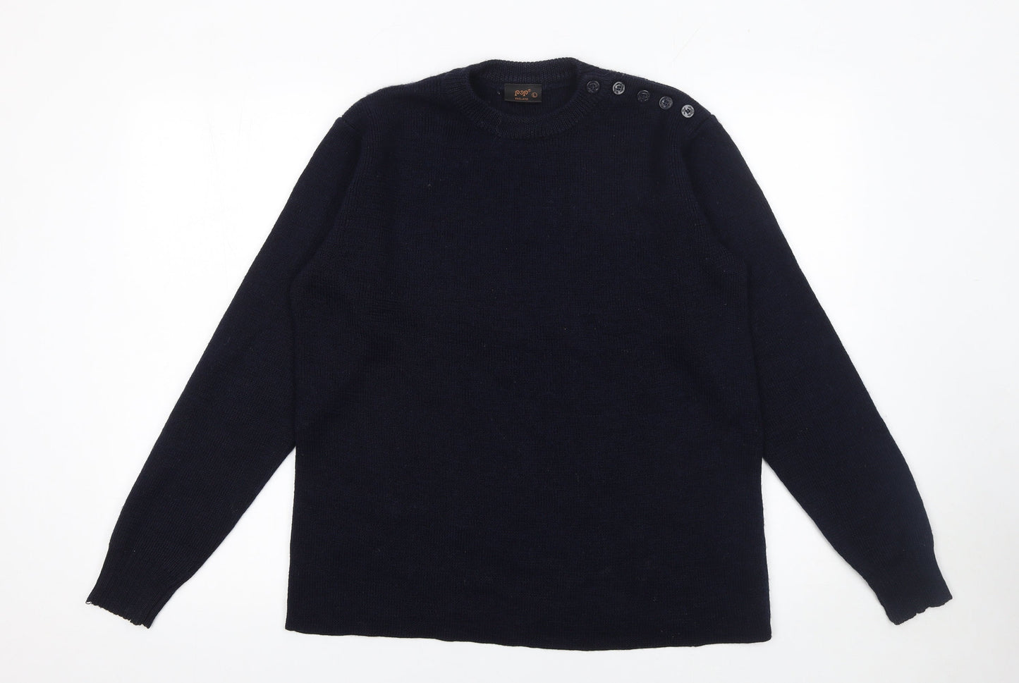 Womens UK Size L POP Black Pullover Jumper
