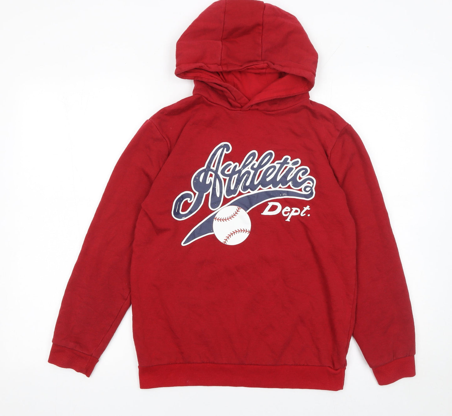 Boys UK Size 11-12 Years Primark Red Pullover Hoodie