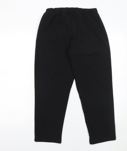 Womens UK Size 8 ASOS Regular Fit Casual Workwear Black Trousers