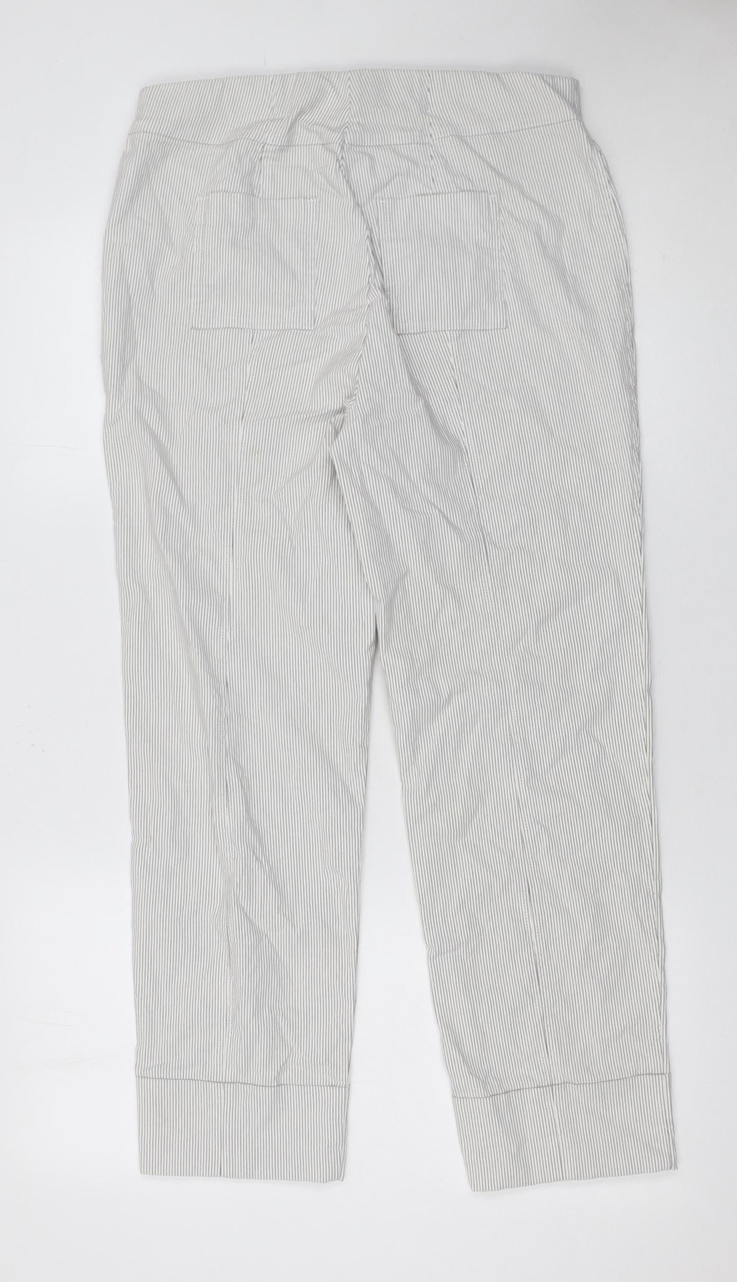 Womens UK Size M Gallery Regular Fit CasualTravel Grey Trousers